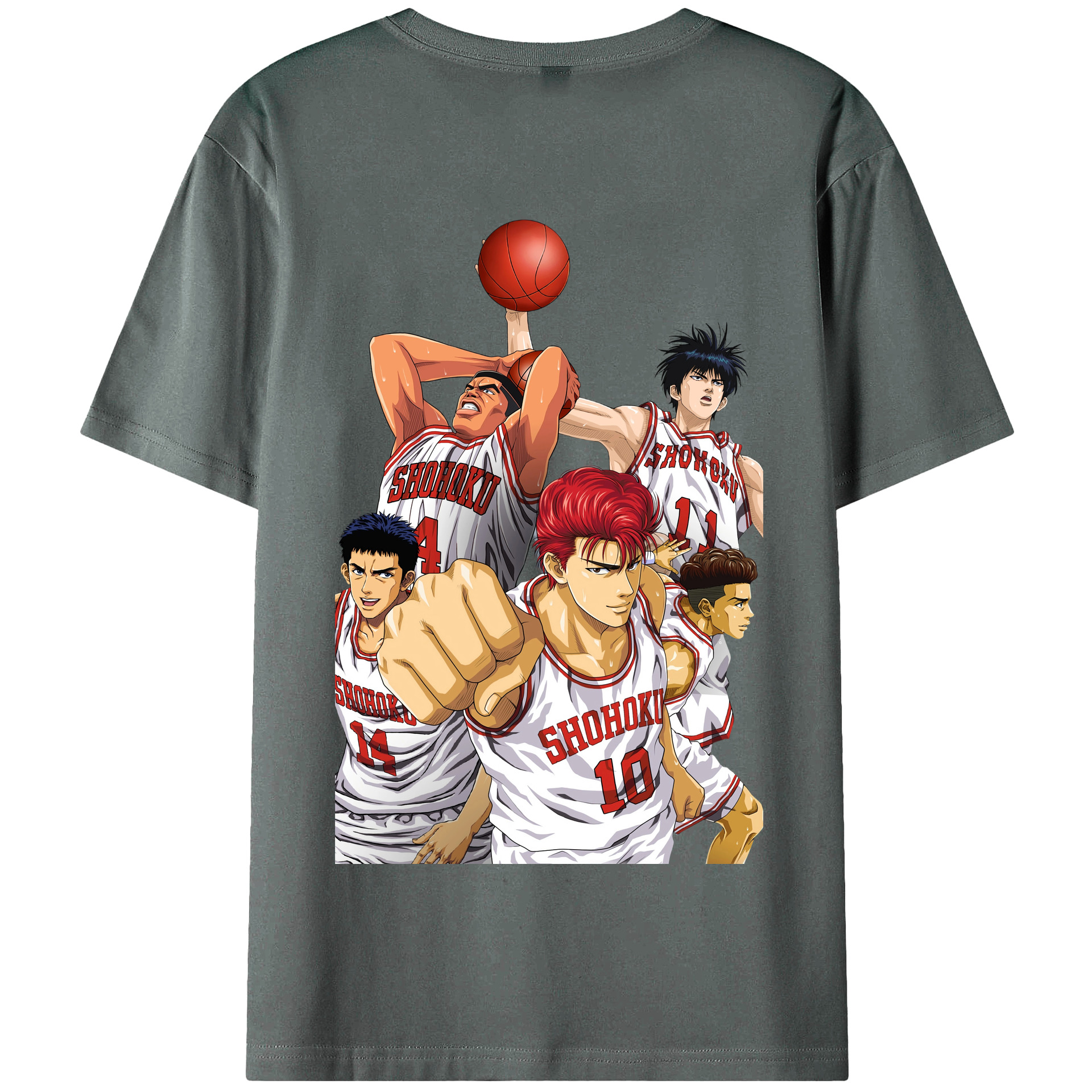（画像用） SLAM DUNK／スラムダンク 綿100％半袖Tシャツ（背面プリント）
